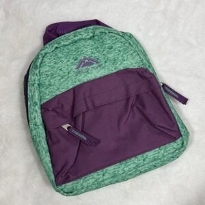 Polar Pack Lunch Bag Mini Bookbag Insulated Cooler Purple